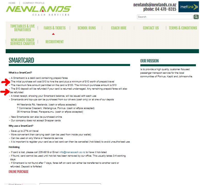 NCS page - smartcard promise